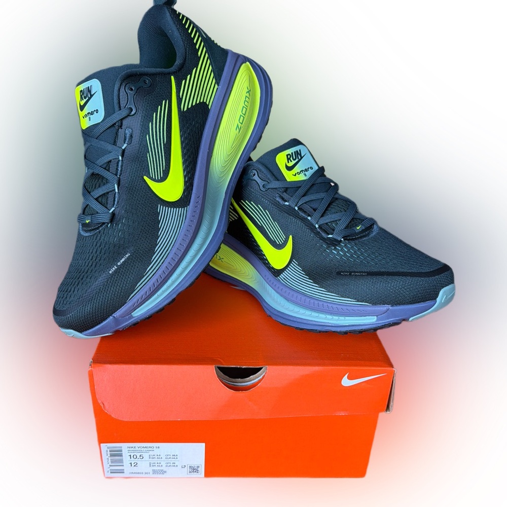 Nike VOMERO 18 Seaweed/Volt-Cannon Men’s size 10.5 *NEW*